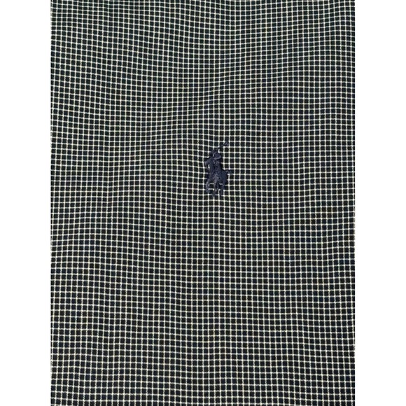 Ralph Lauren Ellington Mens XL Gingham Button Down Long Sleeve Shirt Blue - Picture 2 of 9